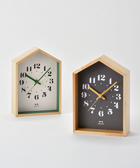 BRUNO Woodhouse Clock - Black BCW042-BK