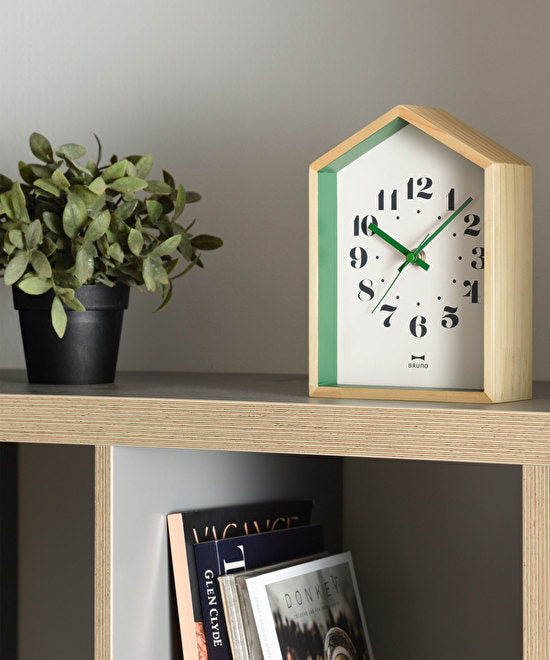 BRUNO Woodhouse Clock - Black BCW042-BK