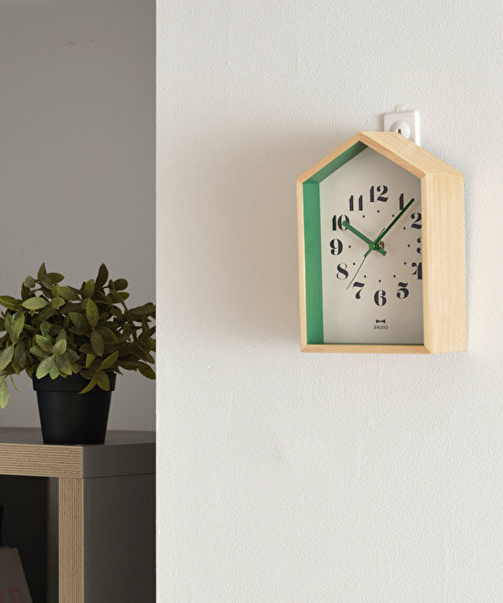 BRUNO Woodhouse Clock - Black BCW042-BK