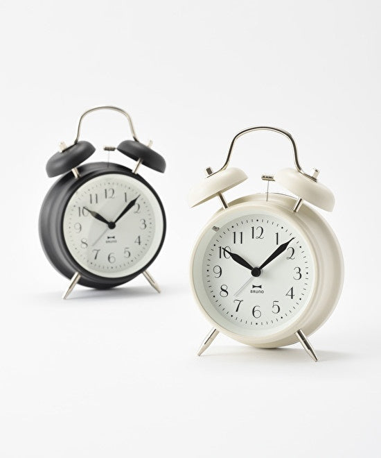 BRUNO Twin Bell Alarm Clock - White BCA024-WH