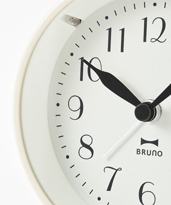 BRUNO Twin Bell Alarm Clock - White BCA024-WH