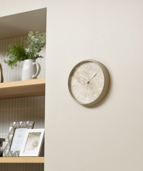 BRUNO Marble Clock - Blue BCW046-BL
