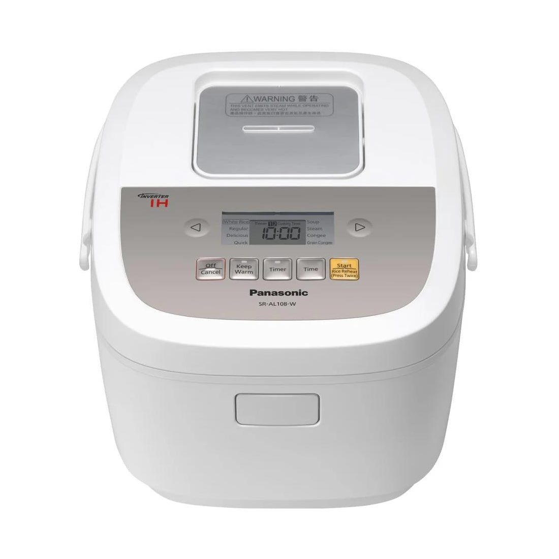 Panasonic IH Rice Cooker - White (1L) SR-AL108