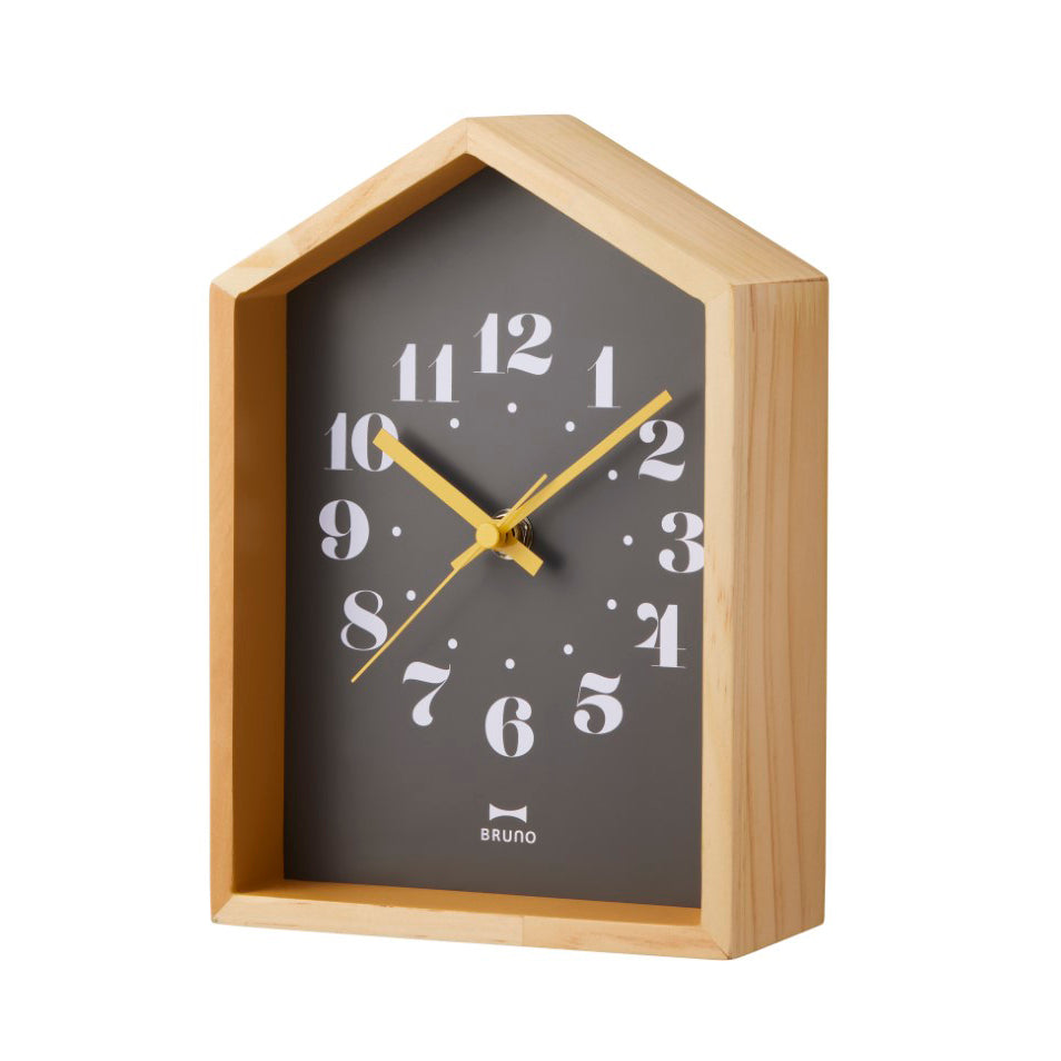 BRUNO Woodhouse Clock - Black BCW042-BK