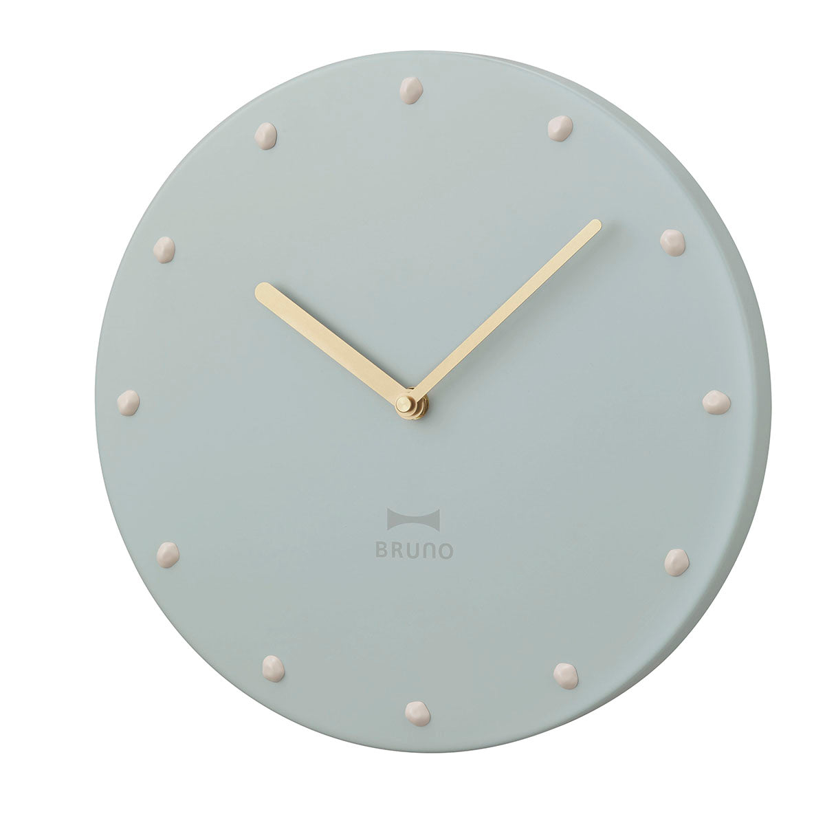 BRUNO Simple Metal Wall Clock - Blue Gray