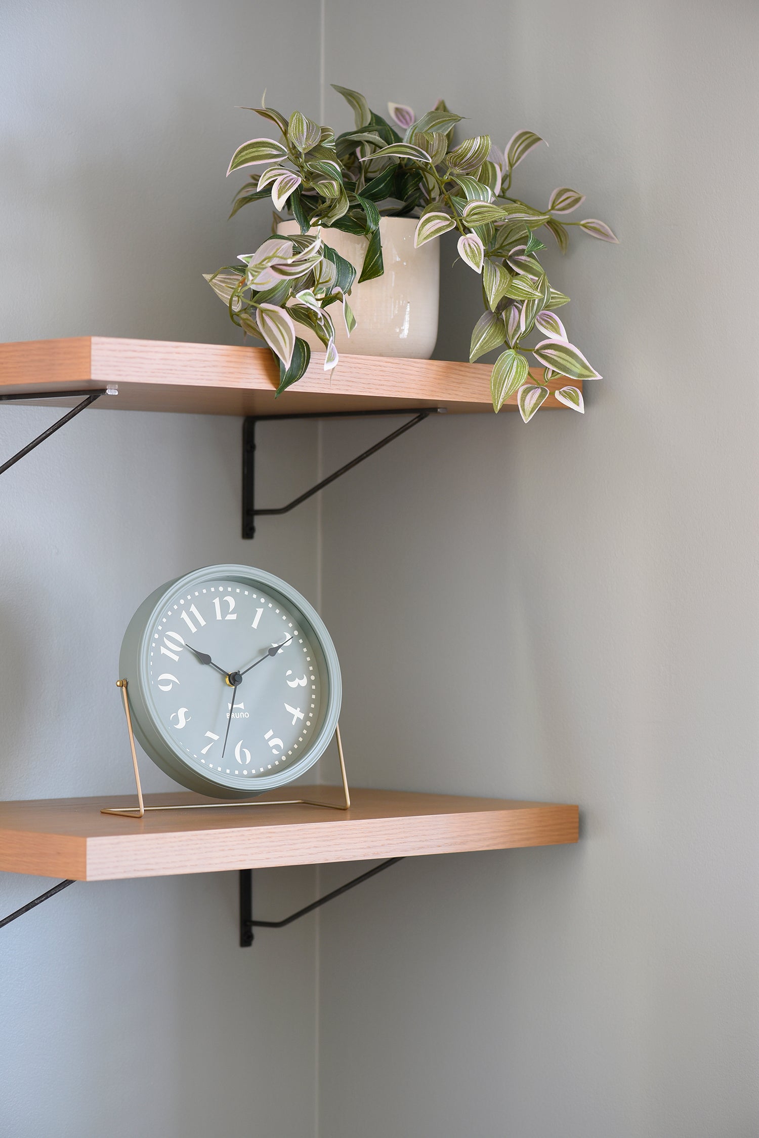 BRUNO 2 Way Retro Clock - Retro Green