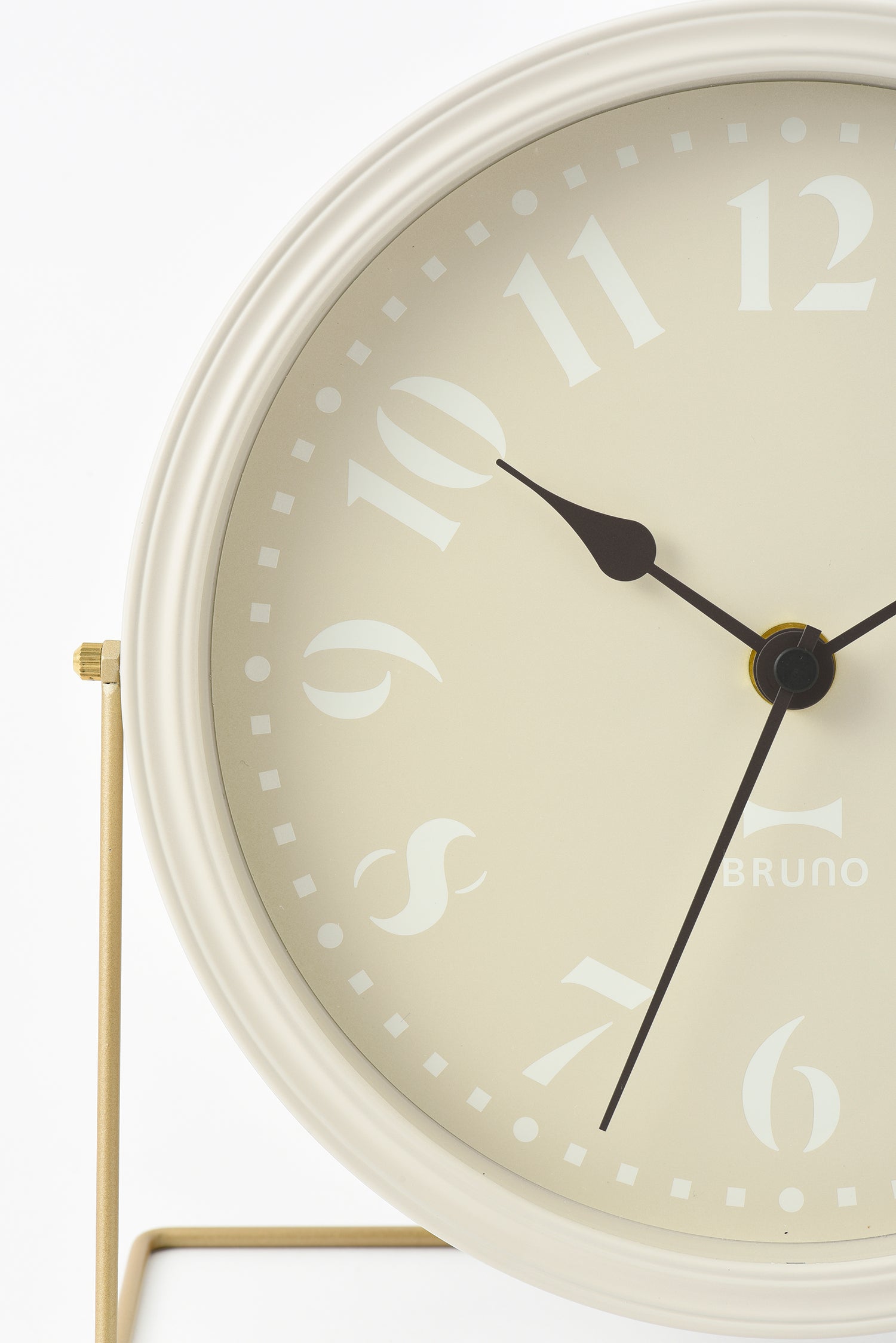 BRUNO 2 Way Retro Clock - Retro Greige