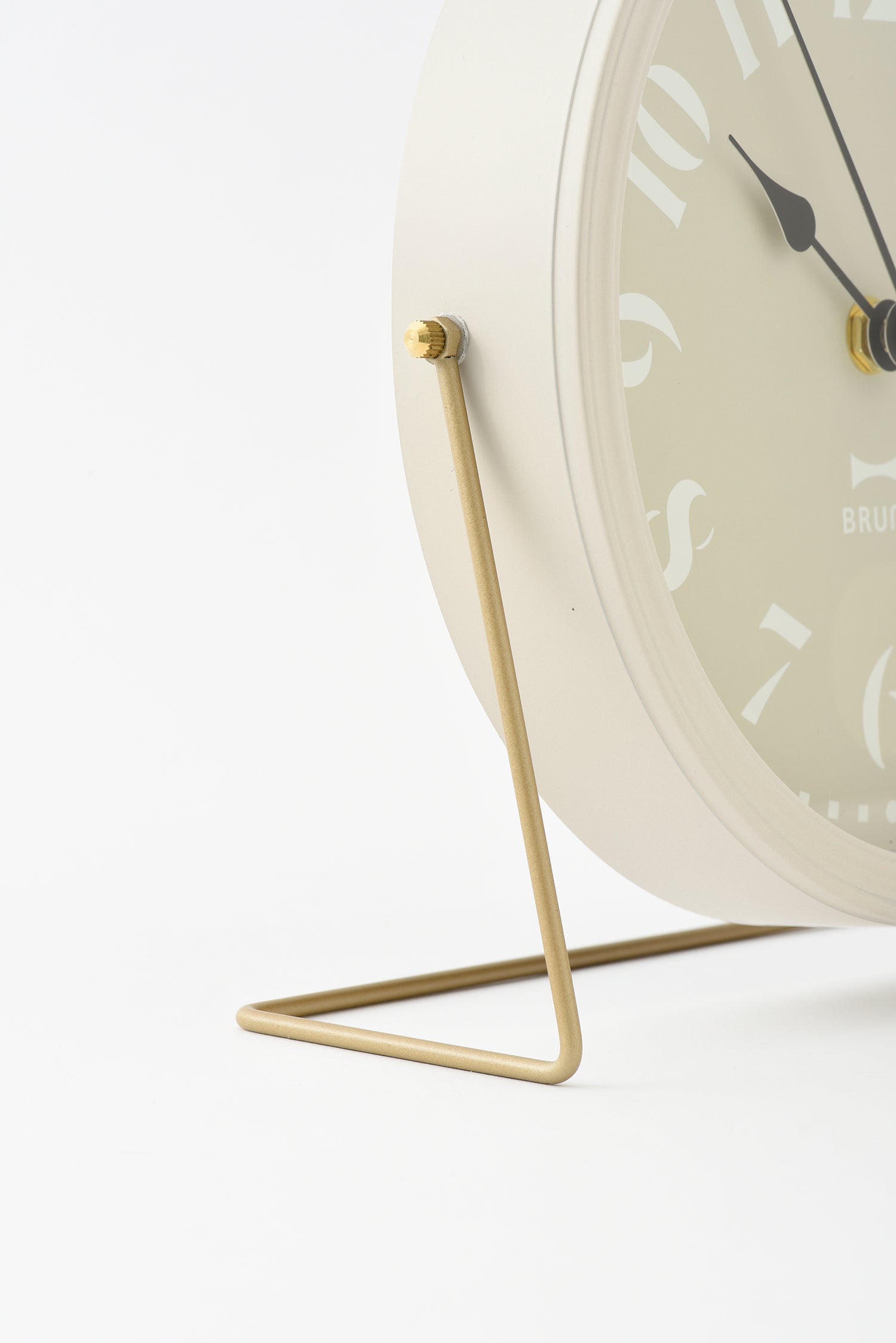 BRUNO 2 Way Retro Clock - Retro Greige
