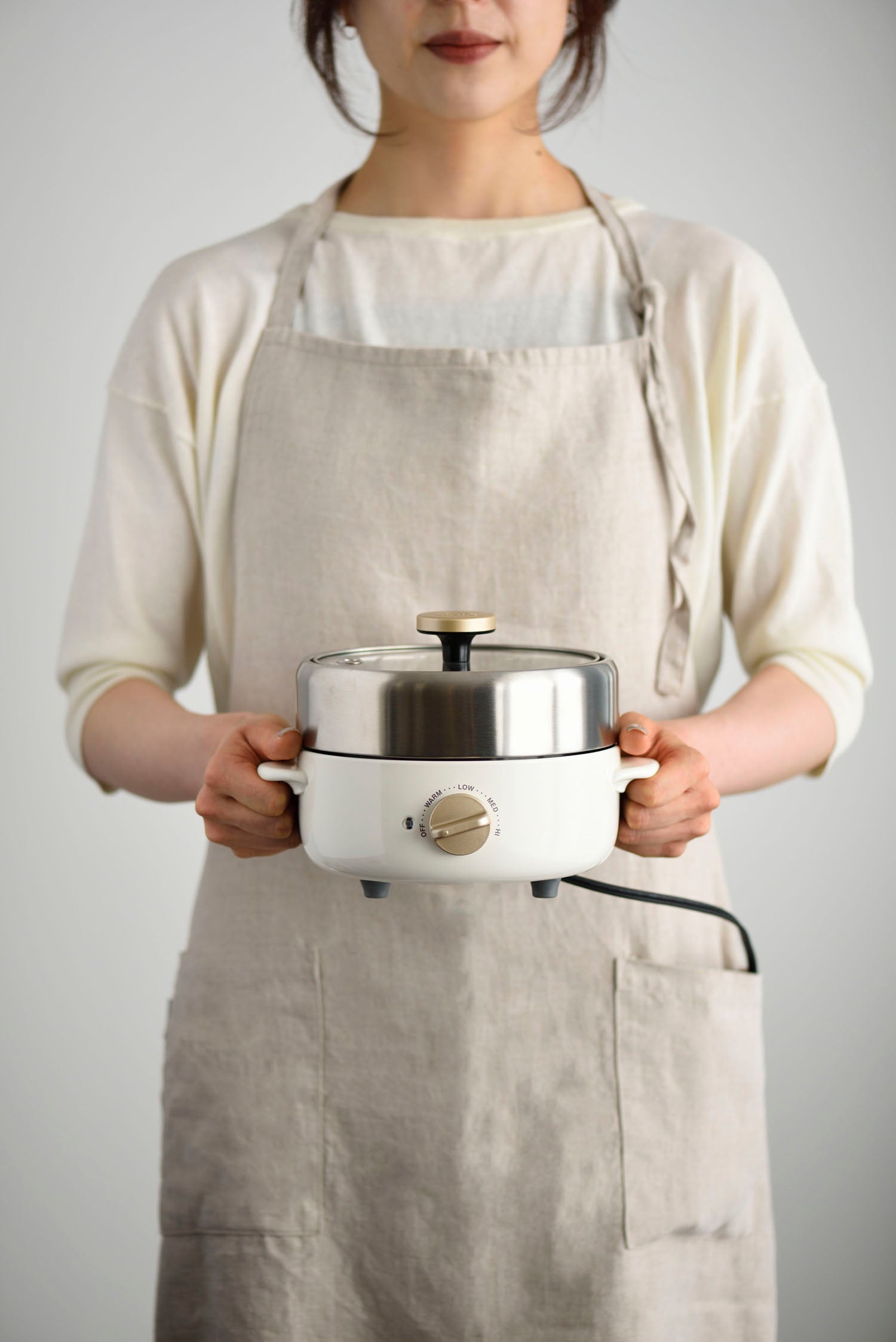 BRUNO Compact Multi Grill Pot - White BOE115-WH