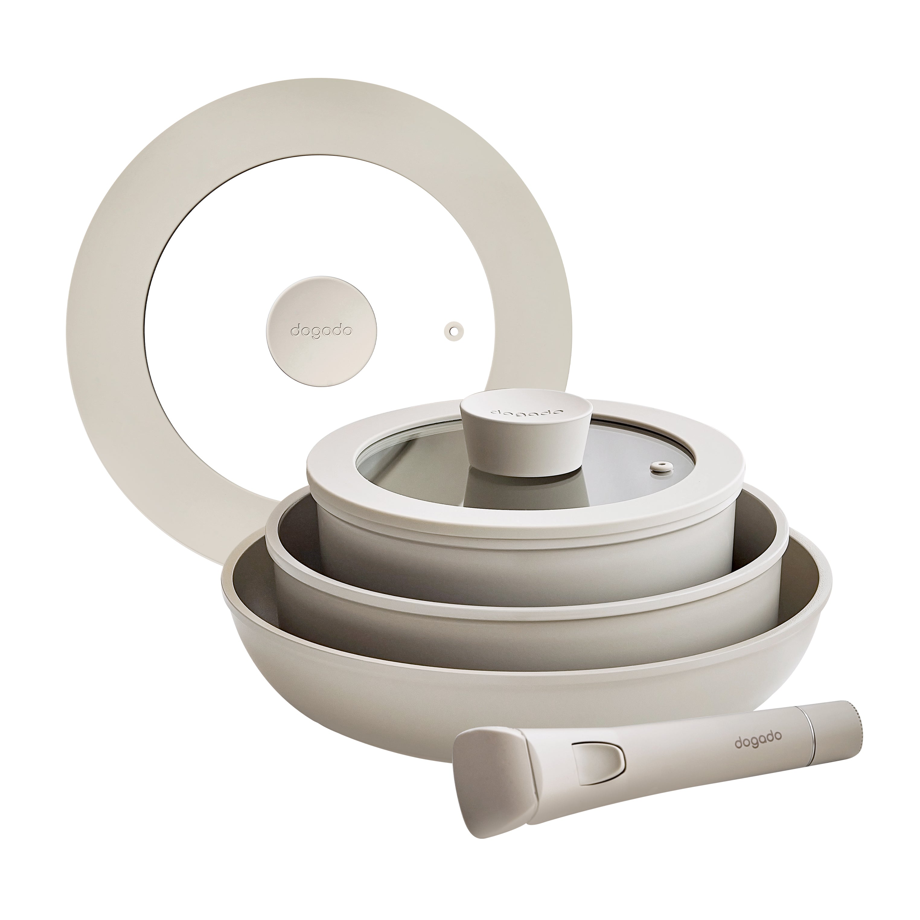 dogado Organic Cookware 6P Set - Sand Beige (JBAA-2110)