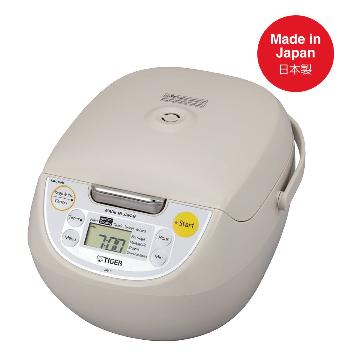 Tiger Tacook Rice Cooker | JBV-S Series (1.0L / 1.8L)