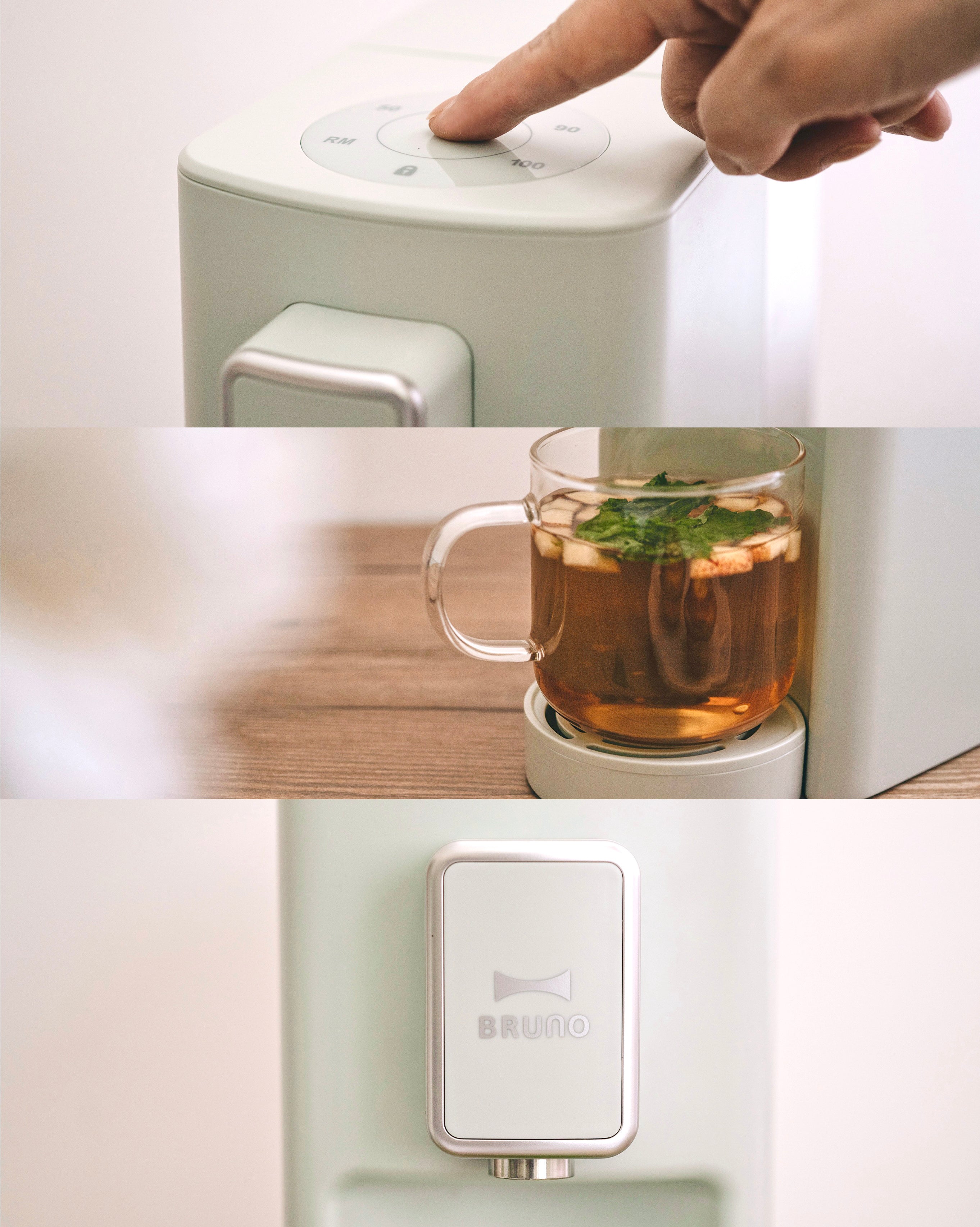 BRUNO Instant Hot Water Dispenser – Green
