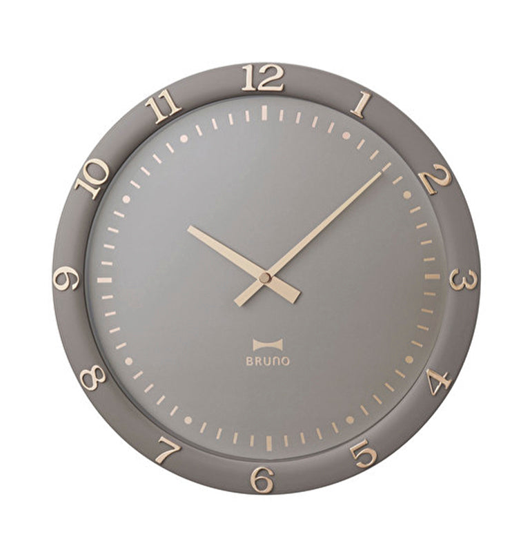 BRUNO Pastel Wall Clock - Dark Gray BCW040-DGY