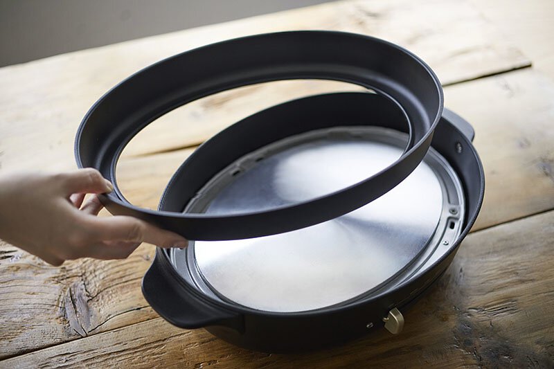 BRUNO Oval Hot Plate - Blue Gray