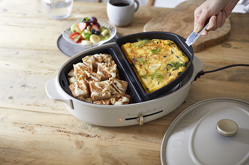 BRUNO Half Plate (for Oval Hot Plate)