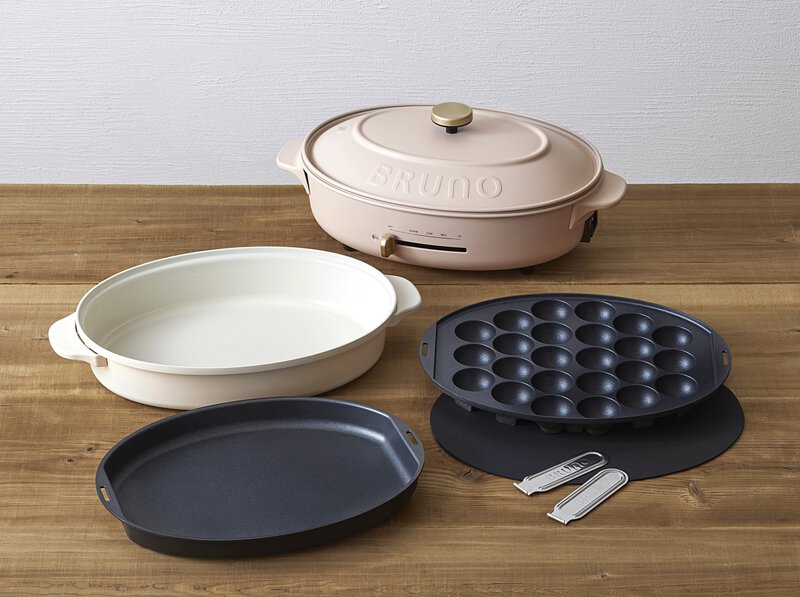 BRUNO Oval Hot Plate - Pink Beige (Preorder: September 2025)
