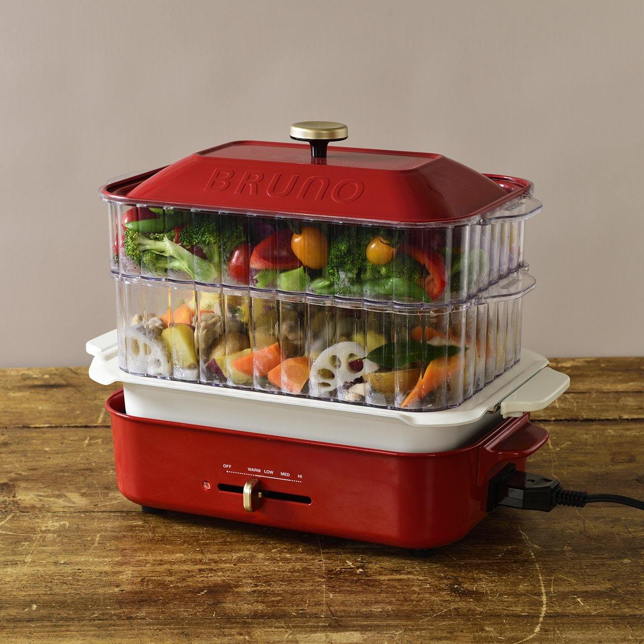 BRUNO Double Steamer Rack (for Compact Hot Plate)