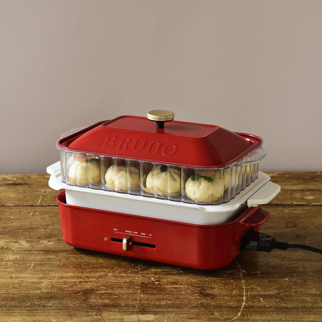 BRUNO Double Steamer Rack (for Compact Hot Plate)