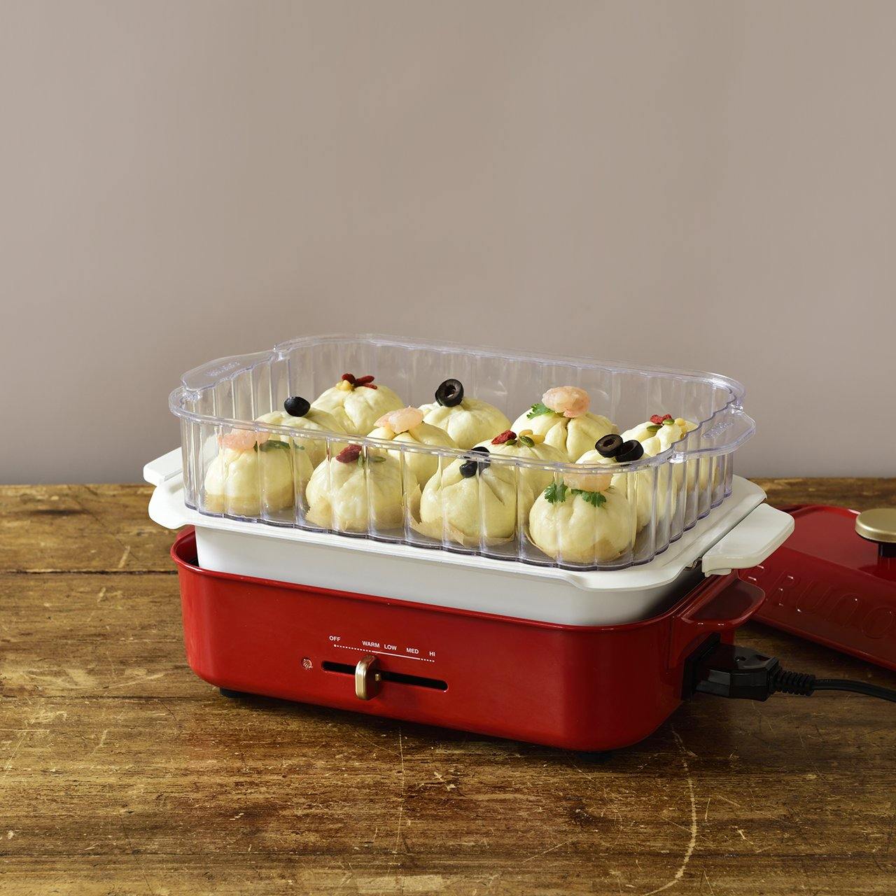 BRUNO Double Steamer Rack (for Compact Hot Plate)