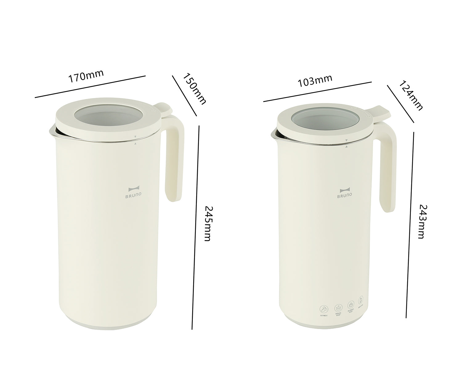 BRUNO Hot Soup Blender Pro - Ivory