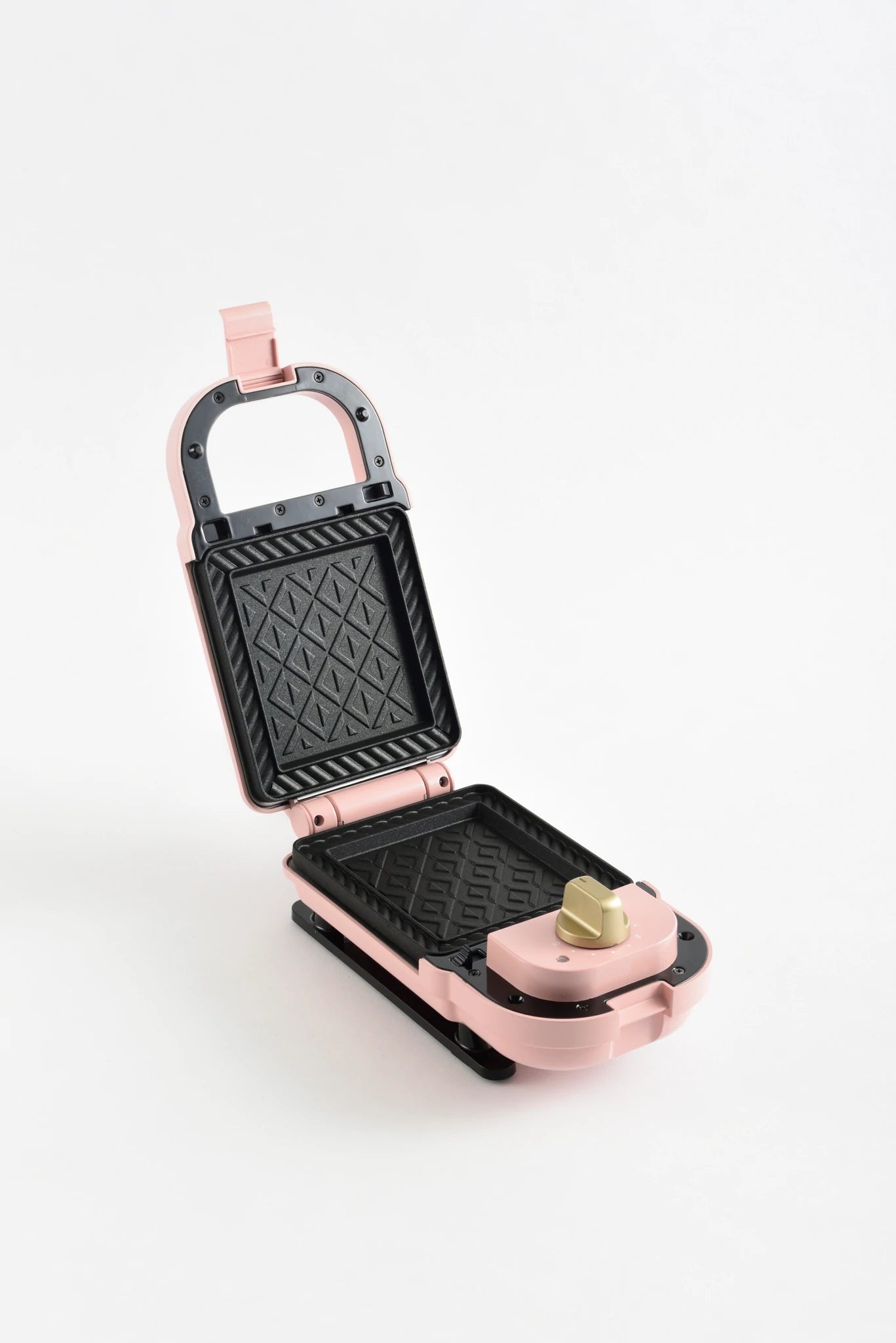 BRUNO Single Hot Sandwich Maker bundled with 6 plates - Pale Pink