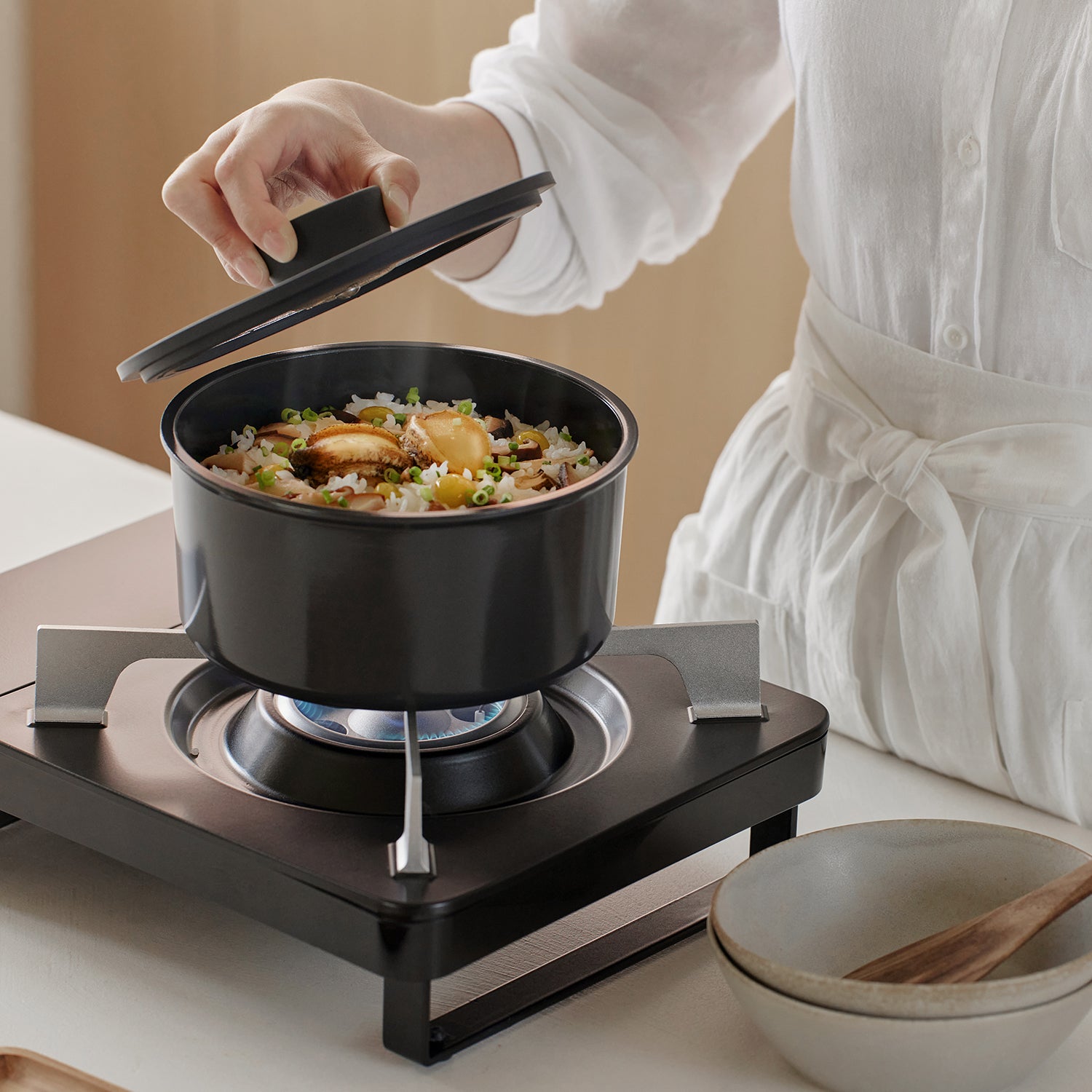 dogado Organic Cookware 6P Set - Granite Gray (JBAA-2110)