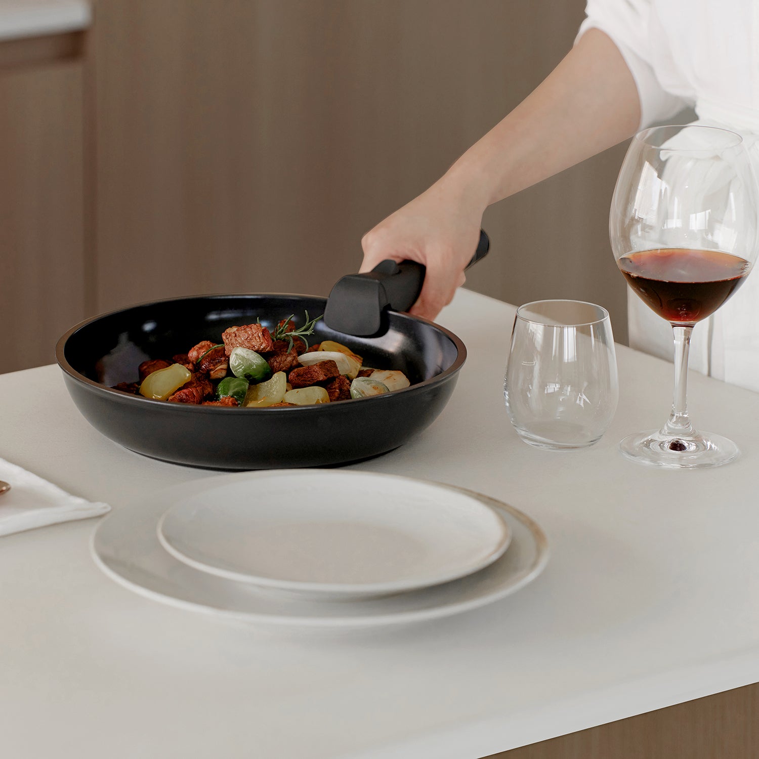 dogado Organic Cookware 6P Set - Granite Gray (JBAA-2110)