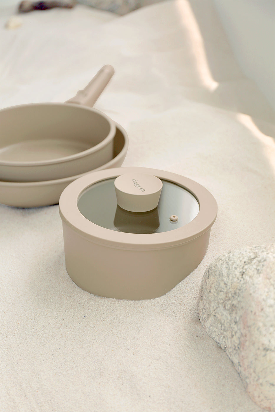 dogado Organic Cookware 6P Set - Sand Beige (JBAA-2110)