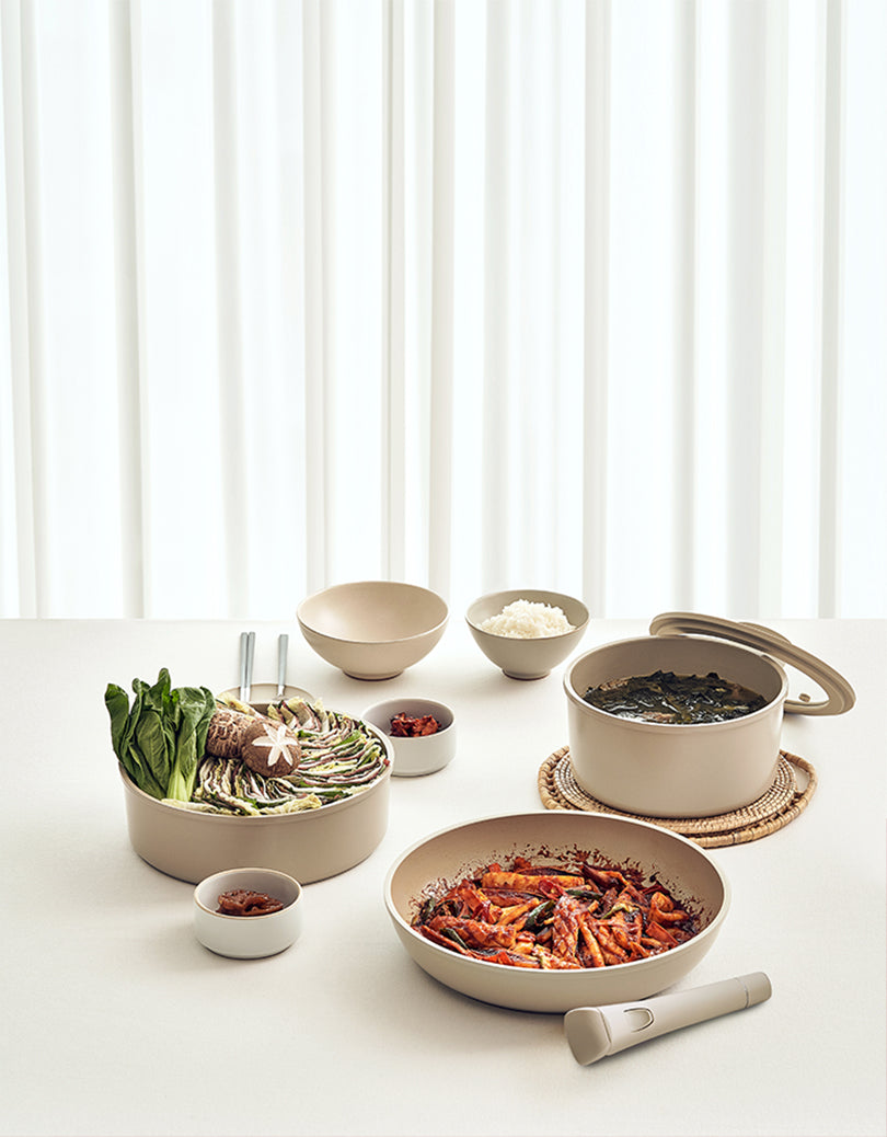 dogado Organic Cookware 6P Set - Sand Beige (JBAA-2110)
