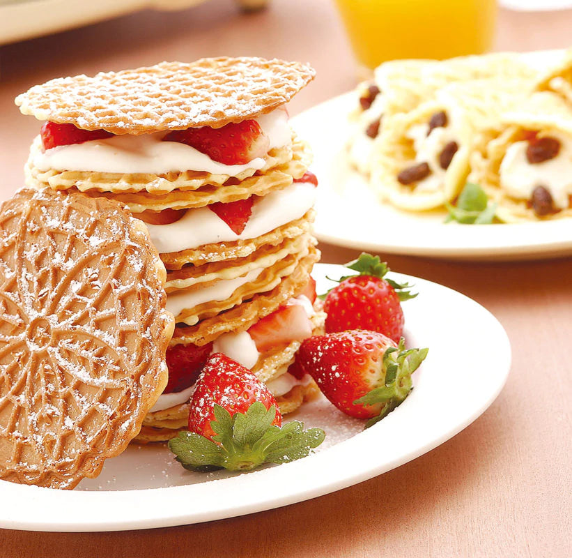 Vitantonio Pizzelle Plates (For Vitantonio Waffle Maker)