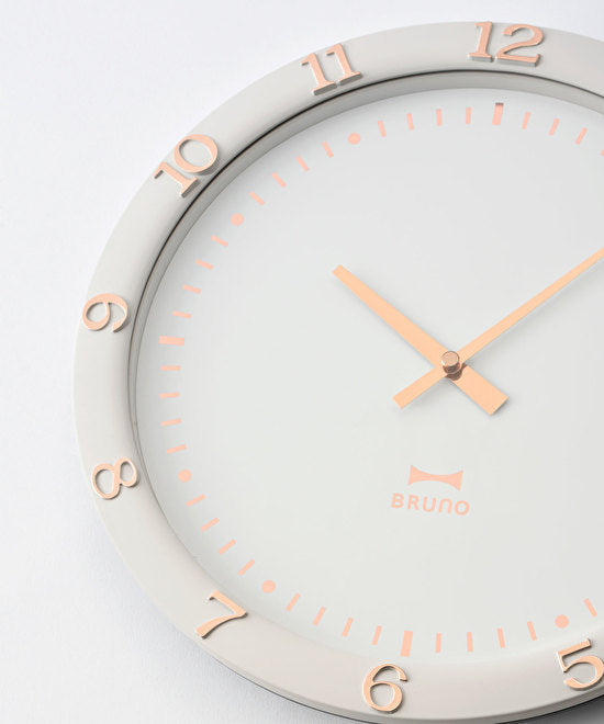 BRUNO Pastel Wall Clock - Greige BCW040-GRG