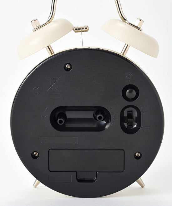 BRUNO Twin Bell Alarm Clock - Black BCA024-BK