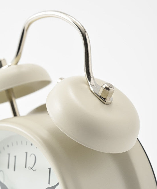 BRUNO Twin Bell Alarm Clock - White BCA024-WH