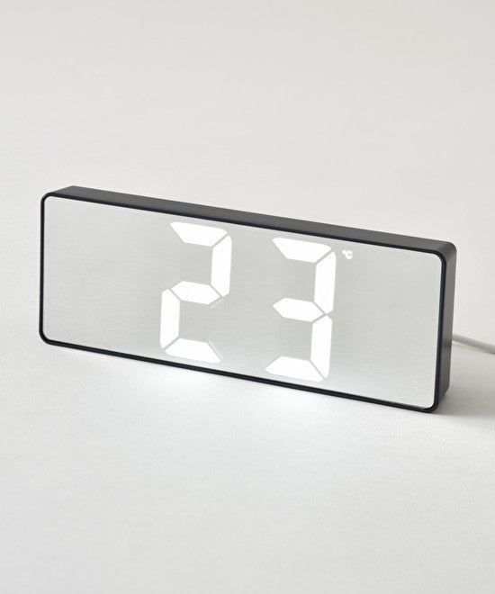 BRUNO LED Mirror Clock - Navy BCA025-NV