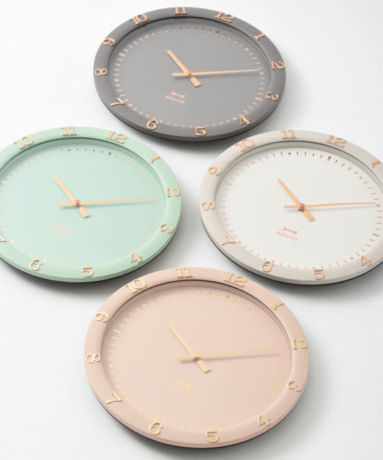 BRUNO Pastel Wall Clock - Blue Green BCW040-BGR