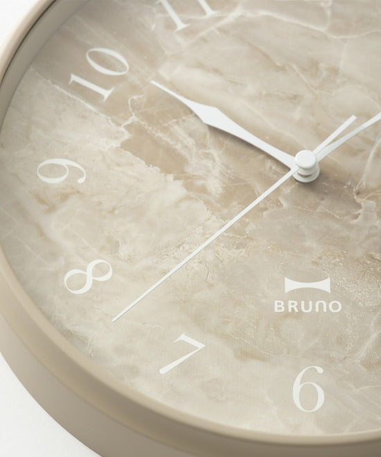 BRUNO Marble Clock - Beige BCW046-BE