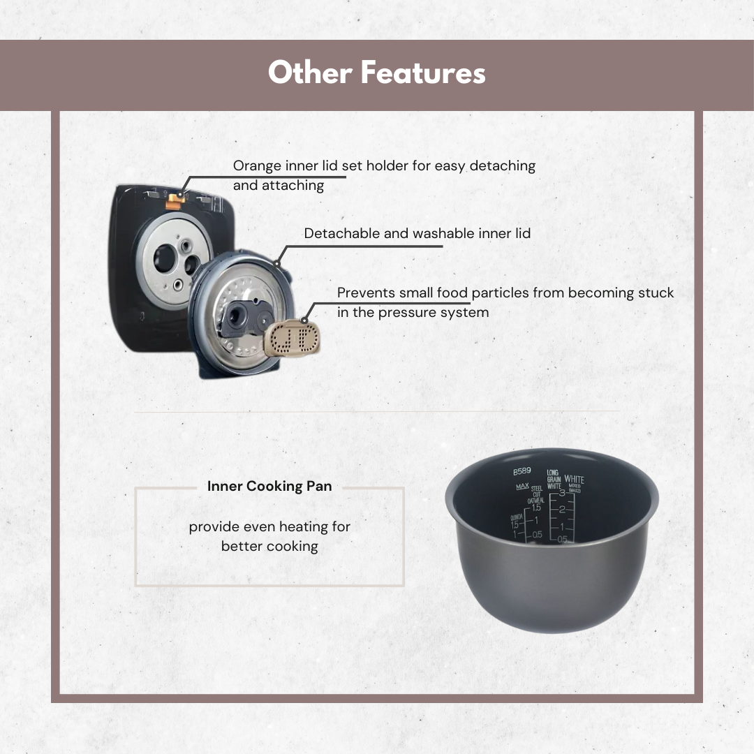 Zojirushi 象印迷你 IH 壓力電飯煲 | NP-RLQ05 (0.5 公升)