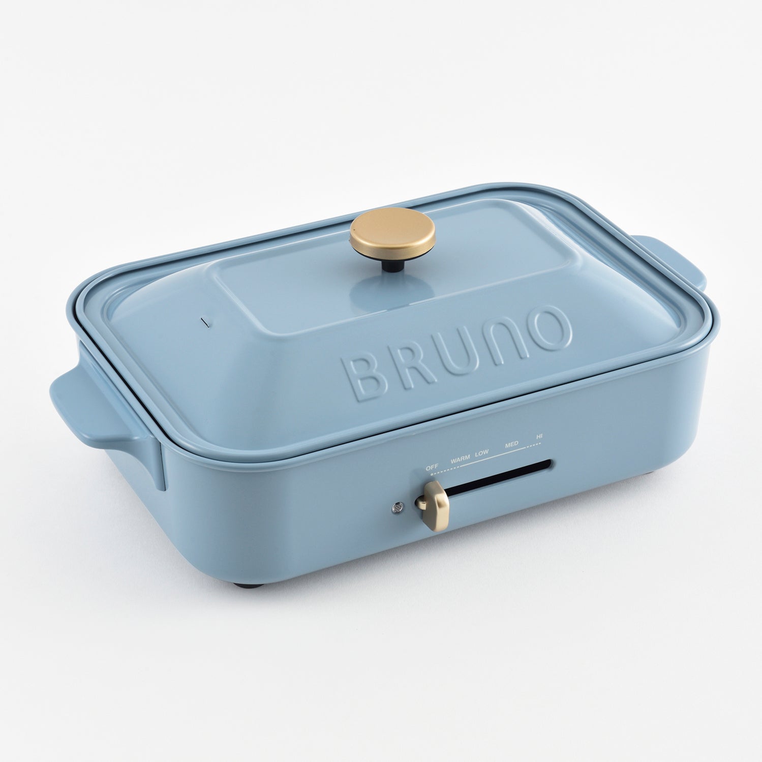 BRUNO Compact Hot Plate (Pottery Blue) (bundled with 2 plates)