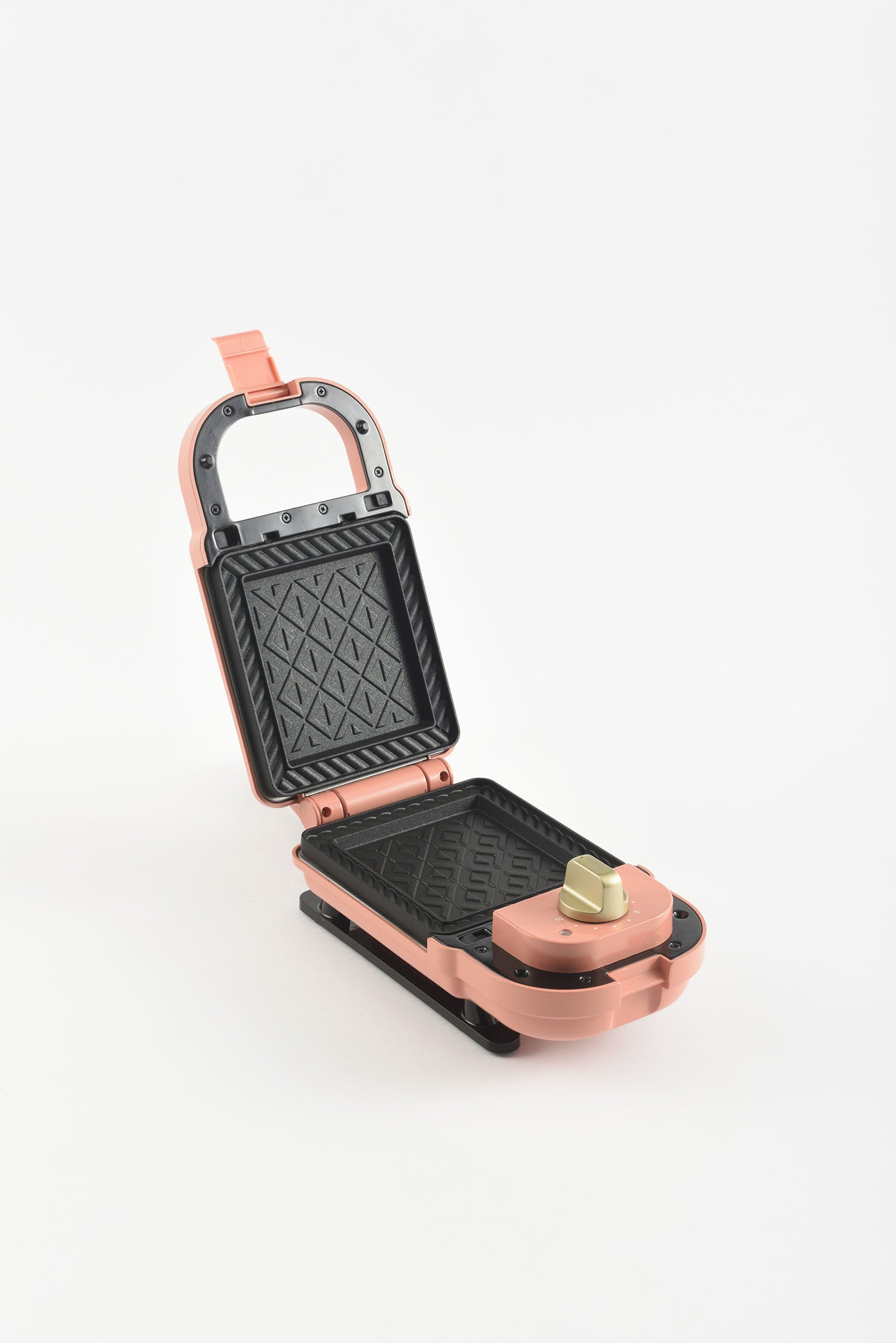 BRUNO Single Hot Sandwich Maker - Coral Pink