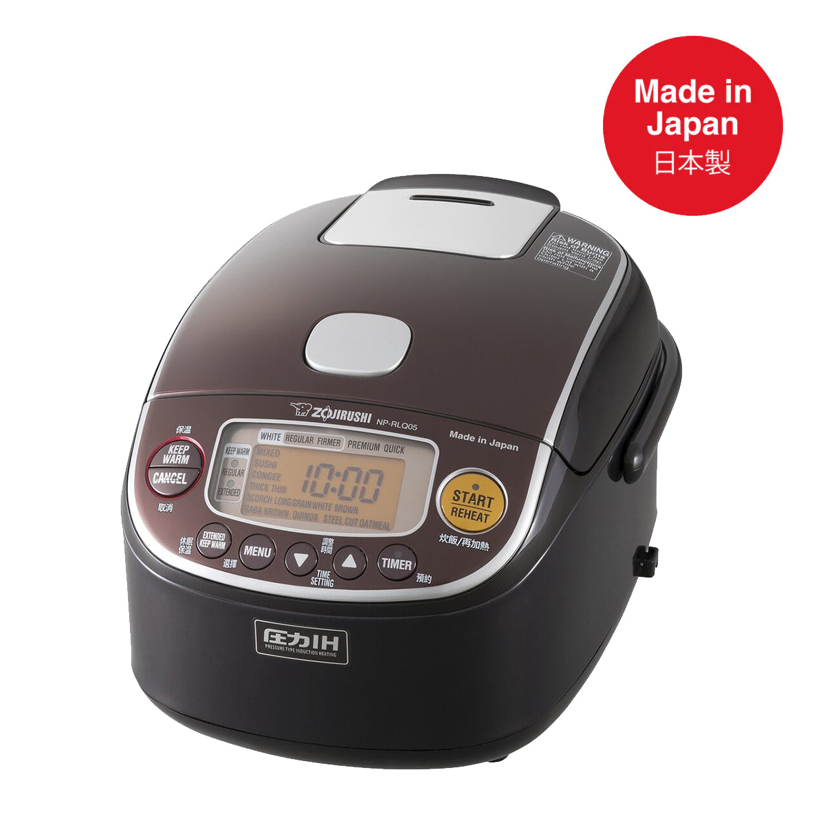 Zojirushi Mini IH Pressure Rice Cooker | NP-RLQ05 (0.5L)