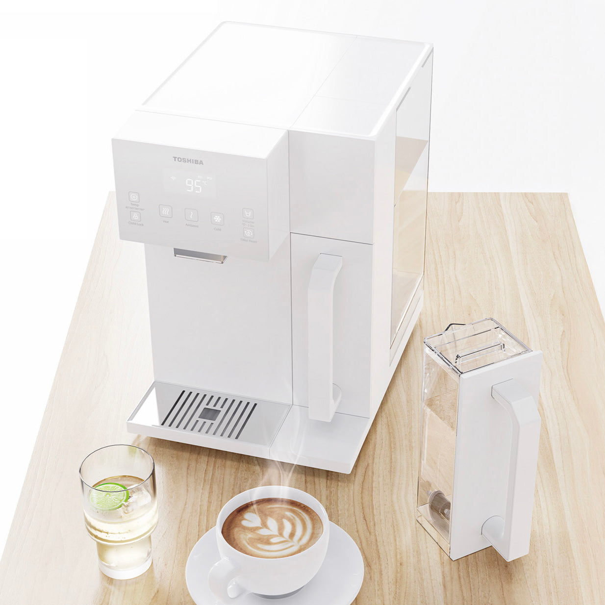 Toshiba RO Tabletop Water Purifier with Heating & Cooling Function｜TWP-W2265THK(W)